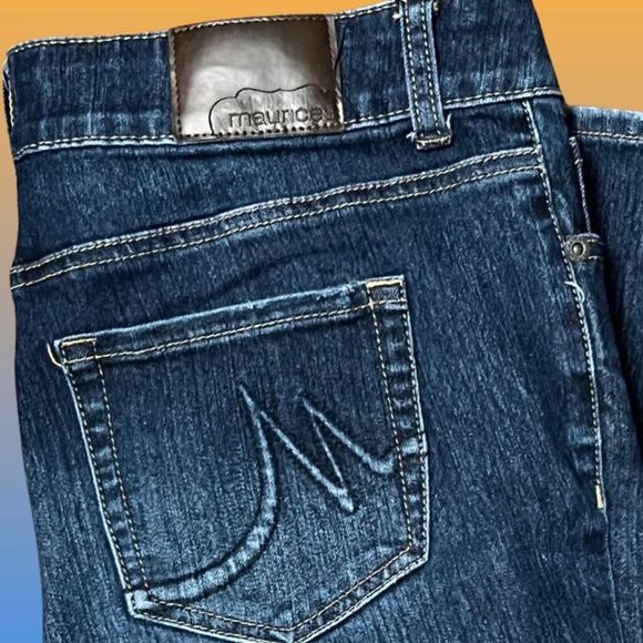 Maurice’s Dark Wash Straight Leg Jeans Size 7/8 - Picture 5 of 5